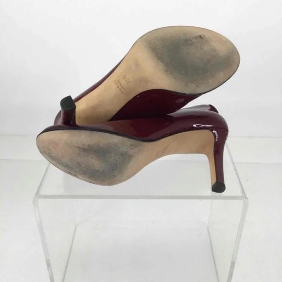 Gucci Burgundy shoes SIZE: 38.5 - Picture 4 of 6